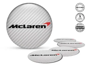 McLaren Adesivo Cupola Design Emblemi Ruota Pregiati